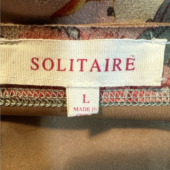 Solitaire Faux Suede Floral Jacket in Blush Pink and Red - Picture 2 of 7